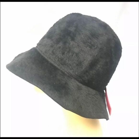Vintage 50s Duchess Felt Furlike Hat Wide Brim Y - Picture 3 of 8